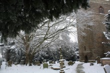 Worthen Church Yard December 2012