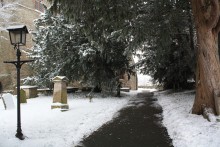 Worthen Church Yard December 2012